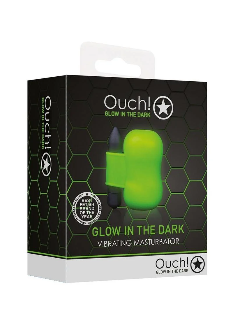 Ouch! Glow in the Dark Vibrating Masturbator Intense Pleasure - Image 3