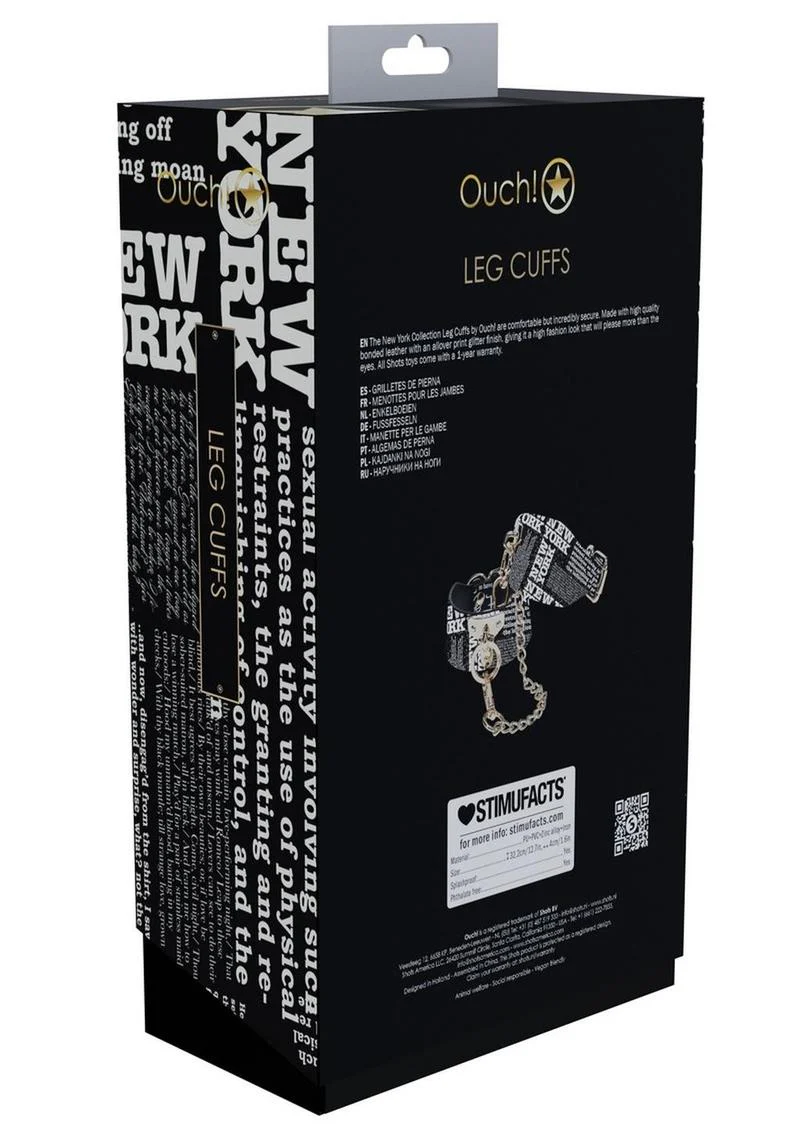 Ouch! Ny Collection Leg Cuffs - Image 3