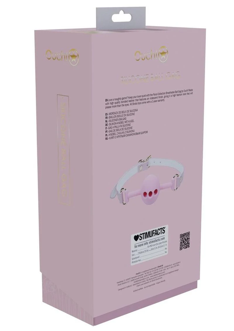 Ouch! Paris Silicone Ball Gag - Image 7