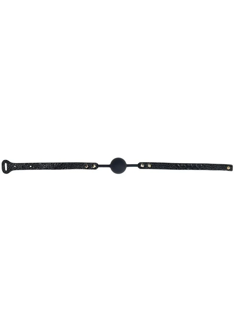 Ouch! Rome Silicone Ball Gag Black - Image 2