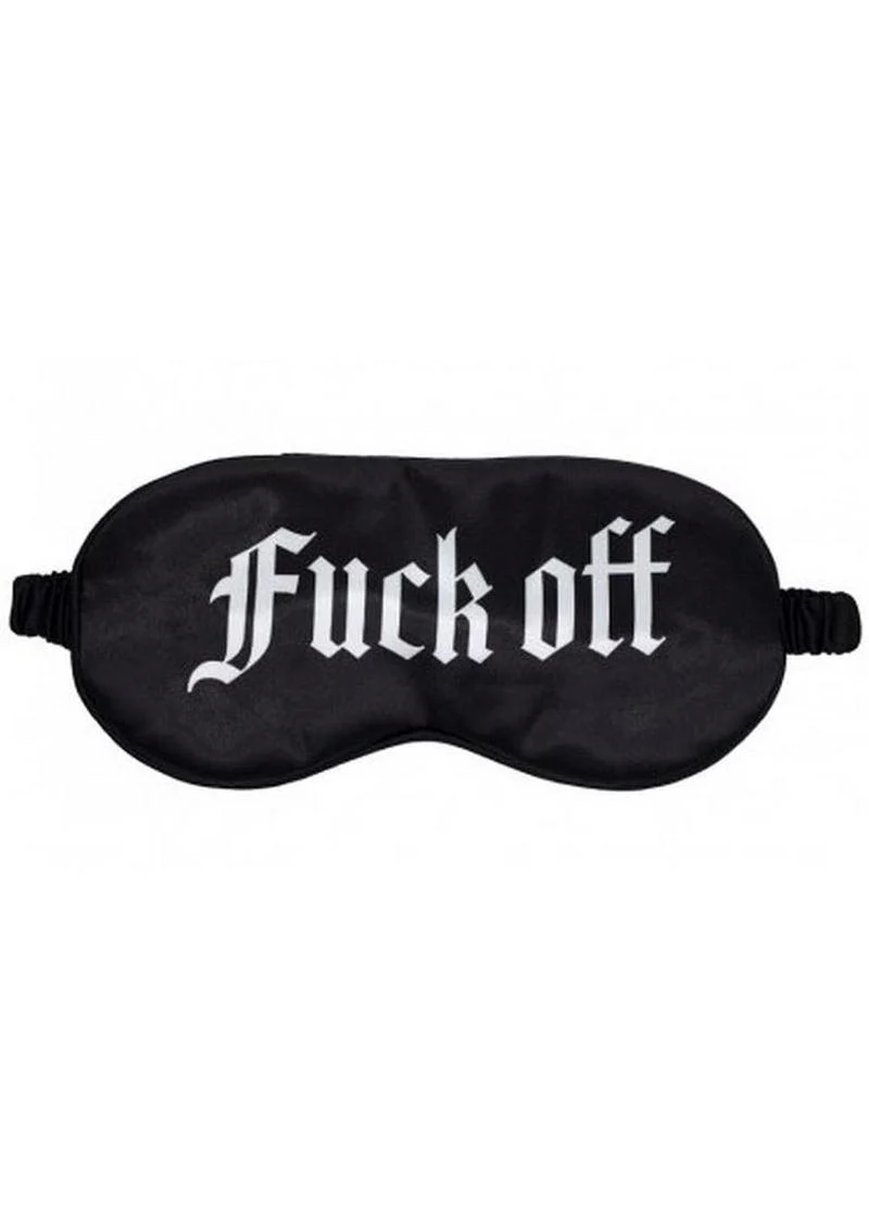 Ouch Satin Blindfold “Fuck Off”