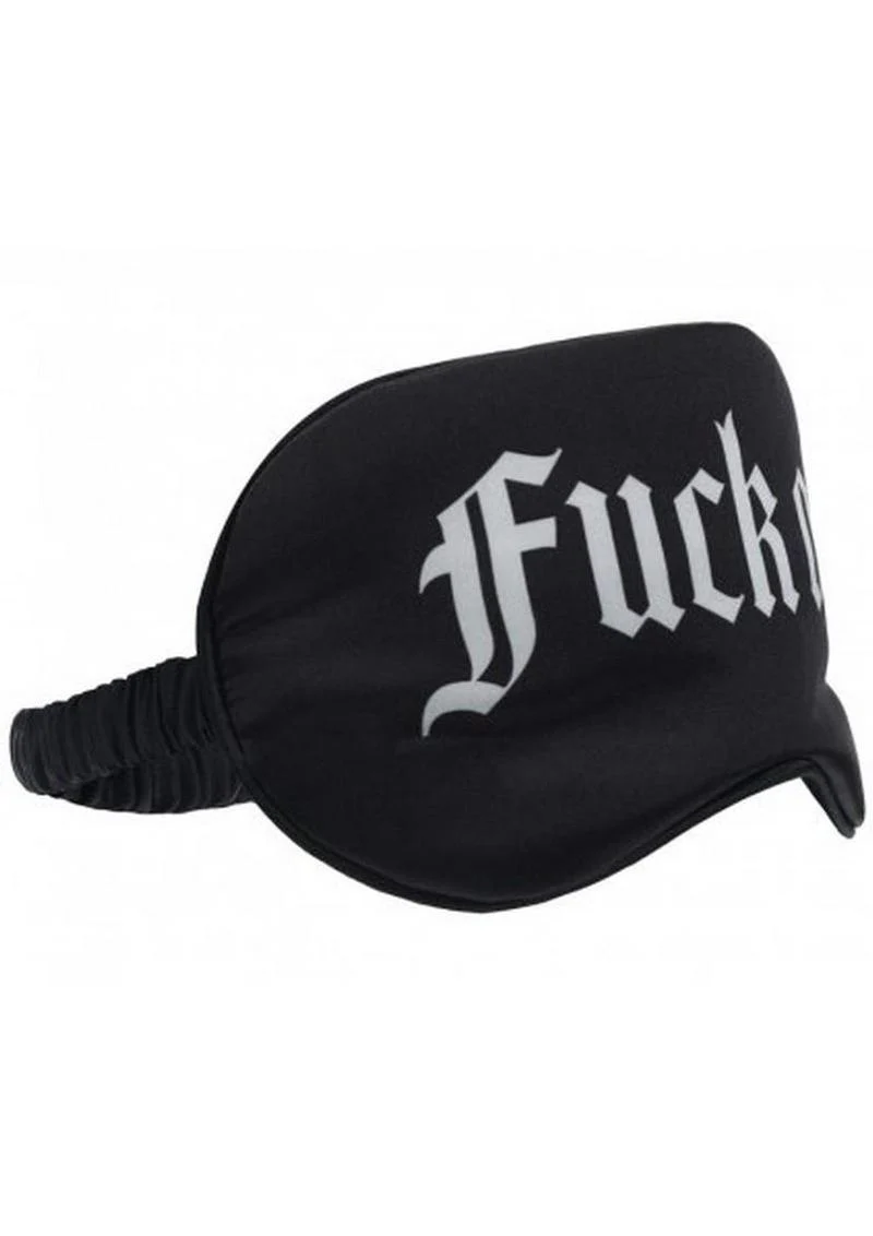Ouch Satin Blindfold “Fuck Off” - Image 2