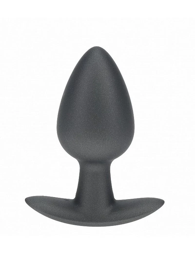 Ouch! Small Smooth Silicone Anal Plug - Image 3