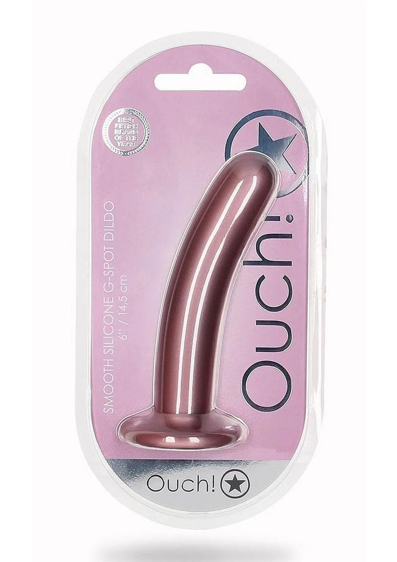 Ouch! Smooth Silicone G-Spot Dildo - Image 7