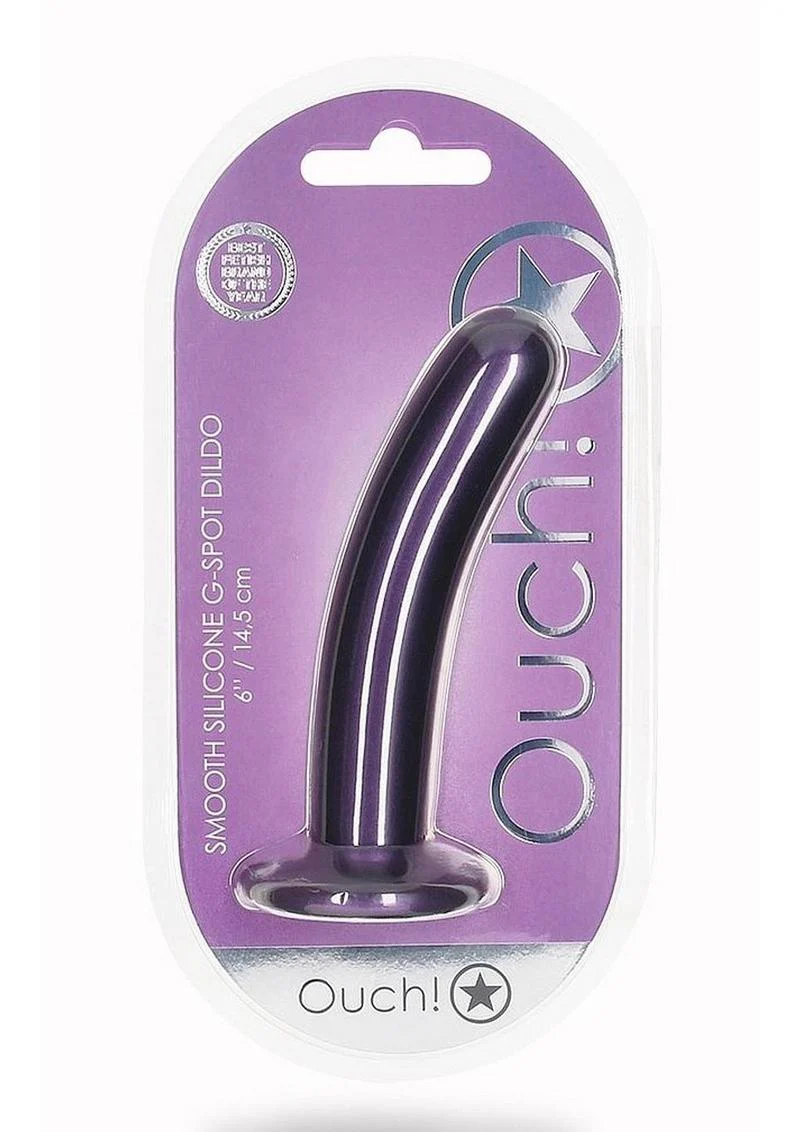Ouch! Smooth Silicone G-Spot Dildo - Image 8