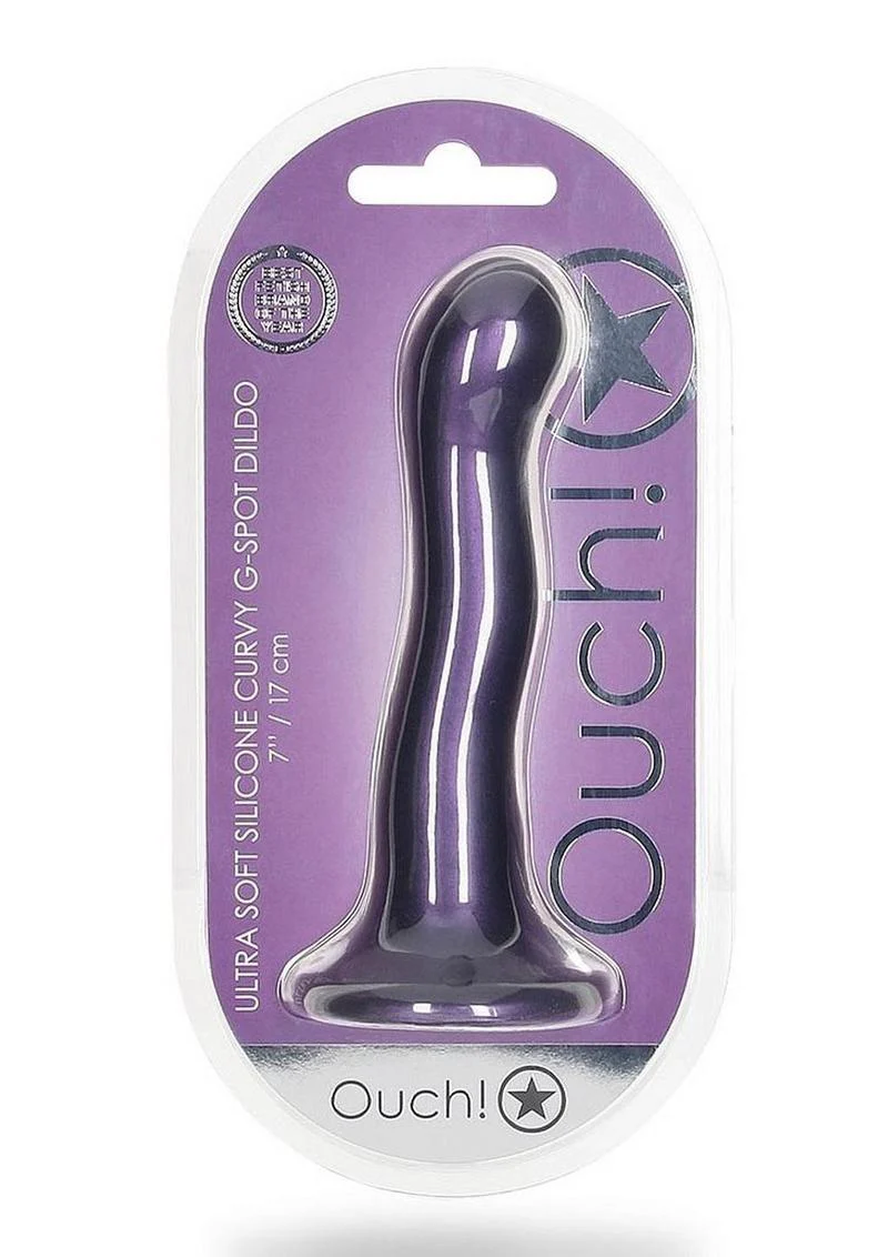 Ouch! Ultra Soft Curvy G-Spot Silicone Dildo - Image 4