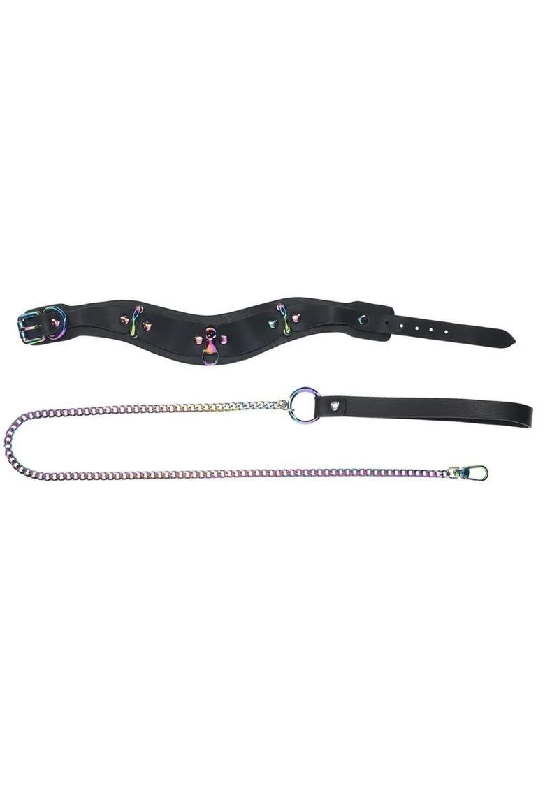 Ouch! Venice Collar with Leash - Image 2