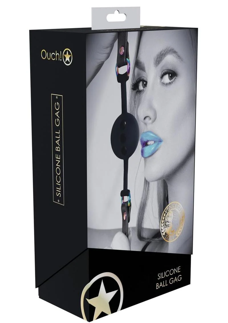 Ouch! Venice Collection Silicone Ball Gag - Image 4