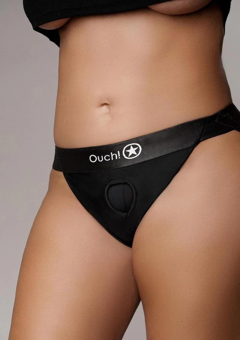Ouch! Vibe Strap On Panty With Open Rechargeable Bullet - Image 5
