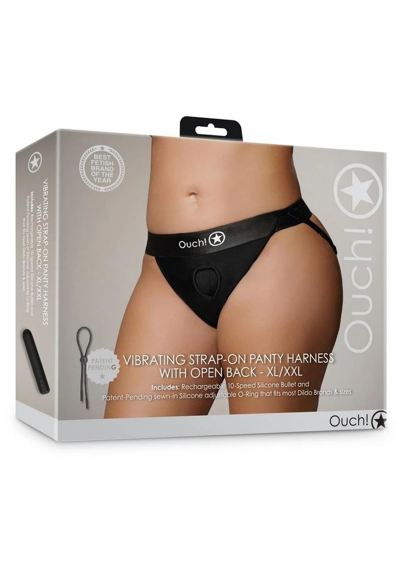 Ouch! Vibe Strap On Panty With Open Rechargeable Bullet - Image 8