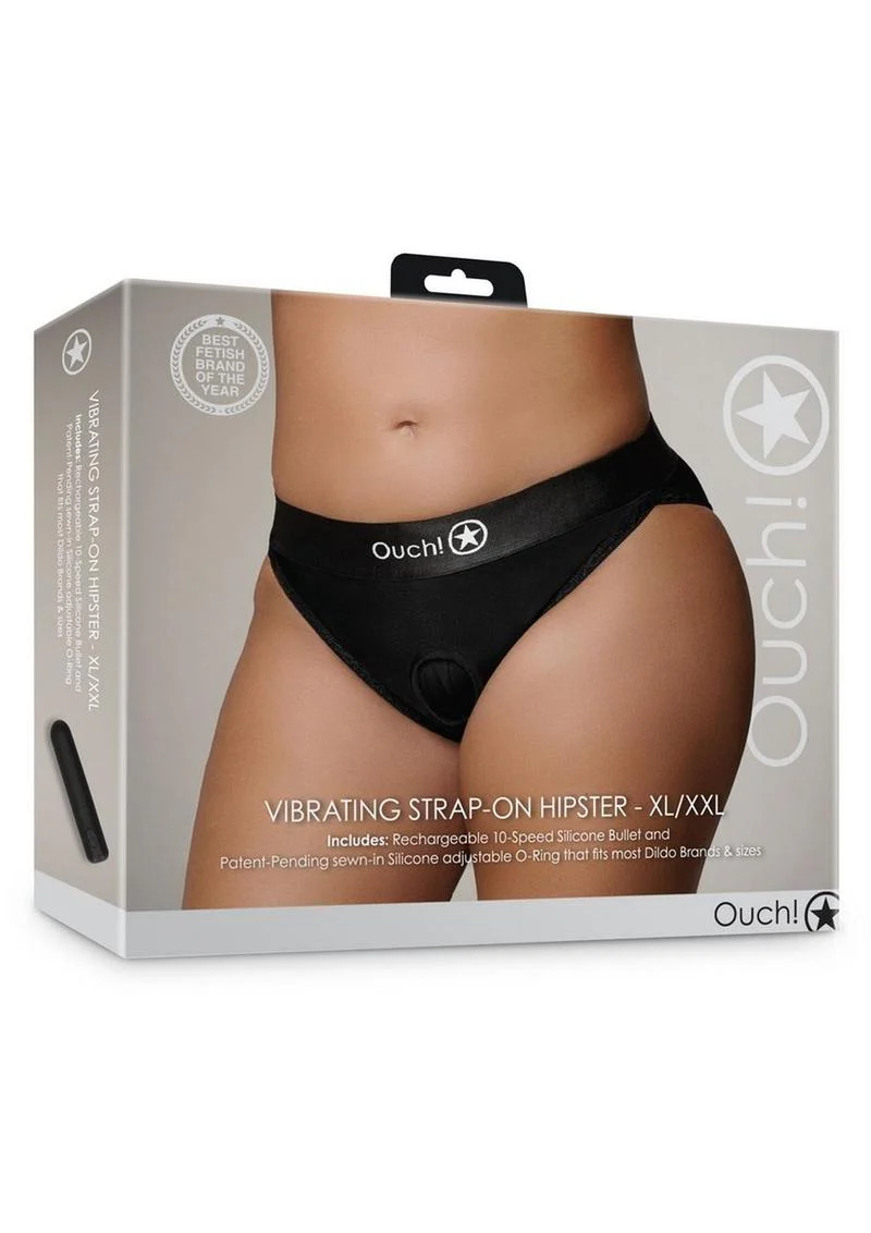 Ouch! Vibrating Rechargeable Strap-On Hipster - Image 10
