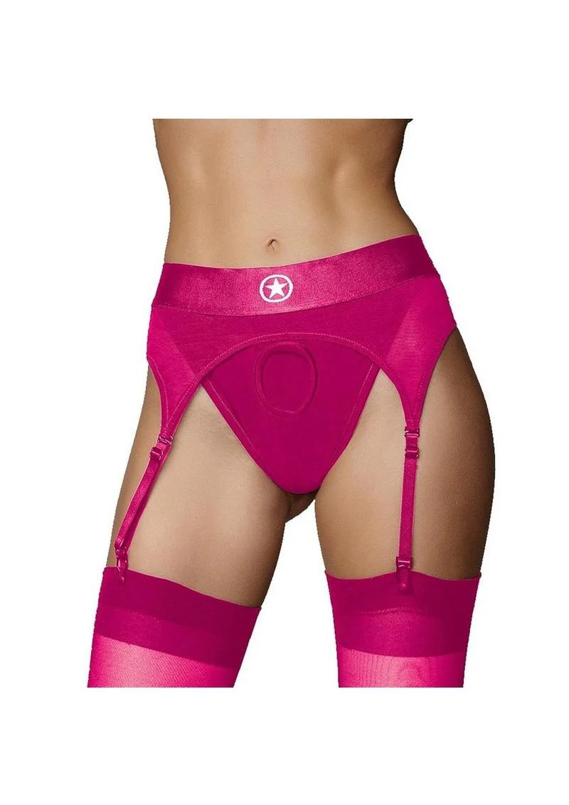 Ouch! Vibrating Strap-On Thong With Rechargeable Bullet - Image 3