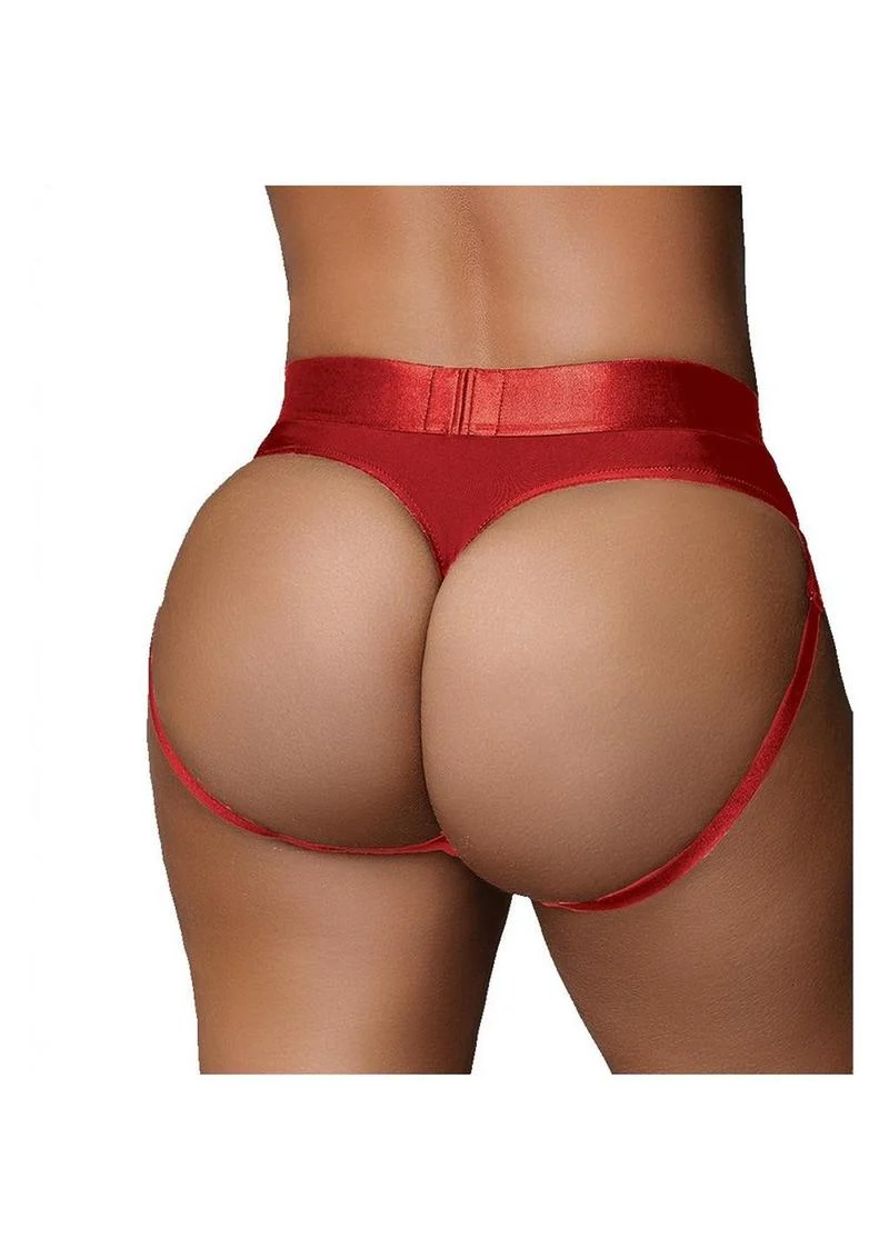Ouch! Vibrating Strap-On Thong With Rechargeable Bullet - Image 5