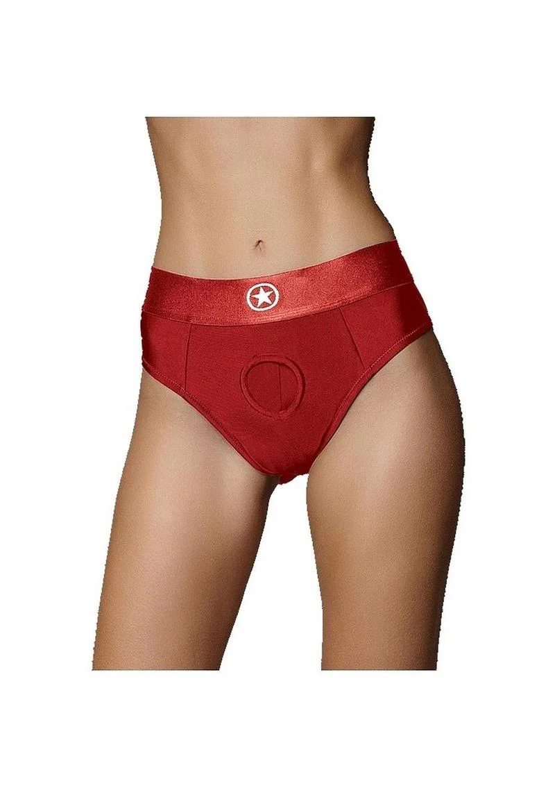 Ouch! Vibrating Strap-On Thong With Rechargeable Bullet - Image 6