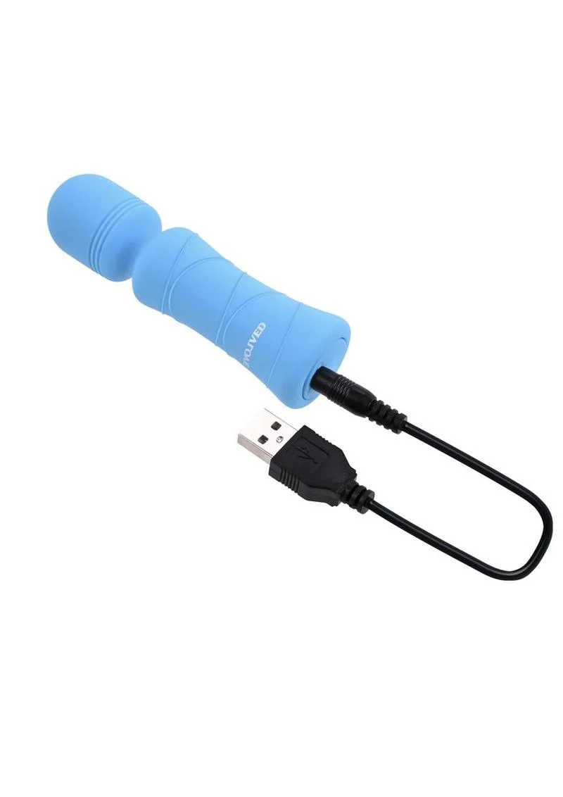Out of the Blue Rechargeable Silicone Wand Vibrator - Image 3