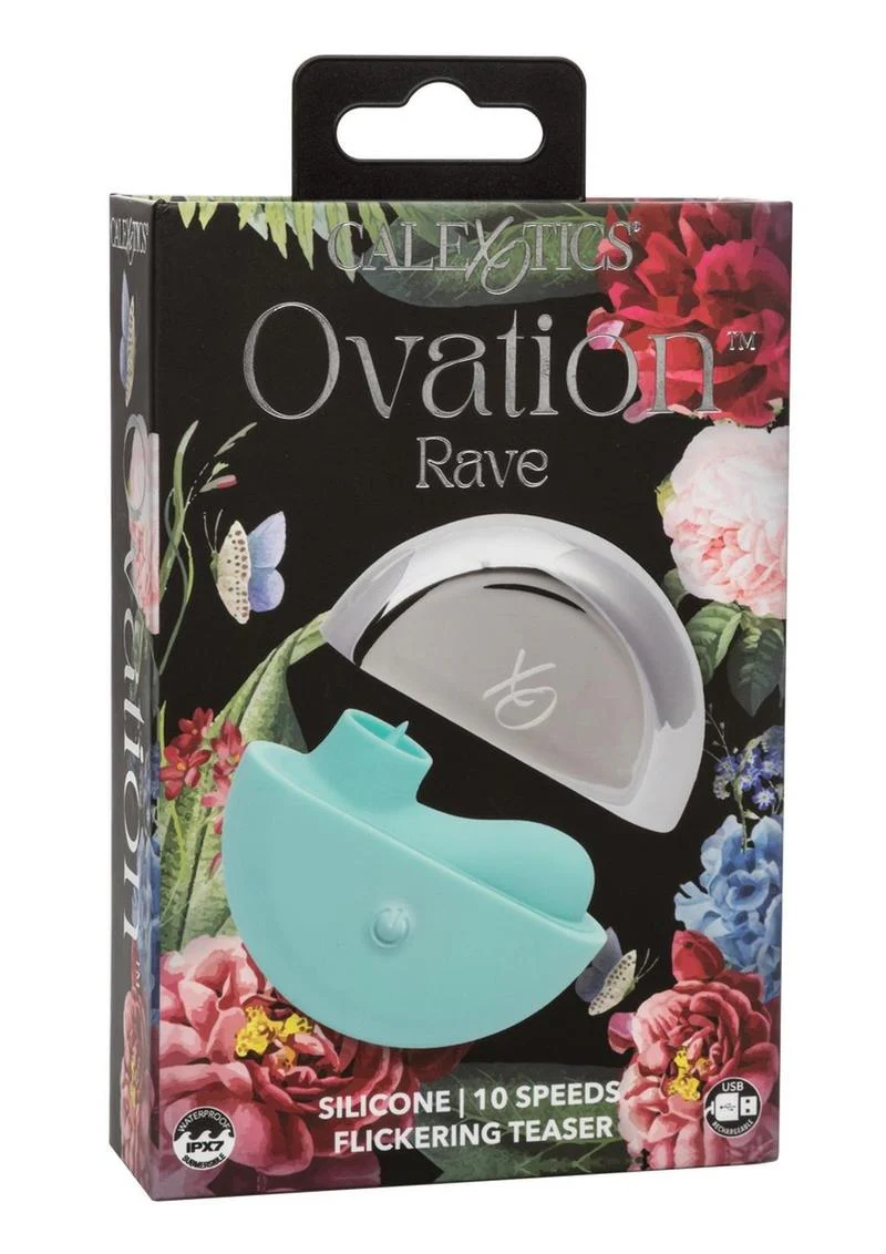 Ovation Rave Silicone Flickering Clitoral Stimulator - Image 4