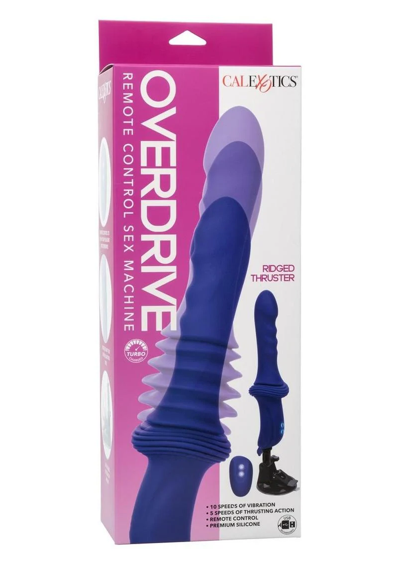 Overdrive Remote Control Sex Machine – Ridged Thruster - Image 4