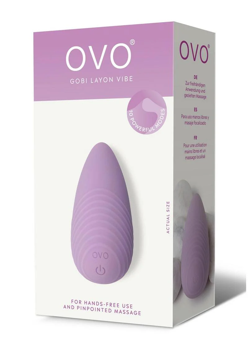 OVO Gobi Layon Vibe Rechargeable Silicone Vibrator - Image 3