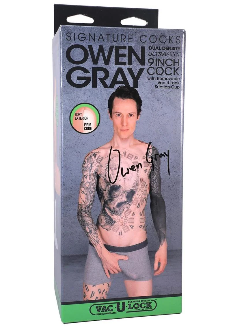 Owen Gray Dual Density ULTRASKYN Dildo with Removable Suction Cup - Image 4