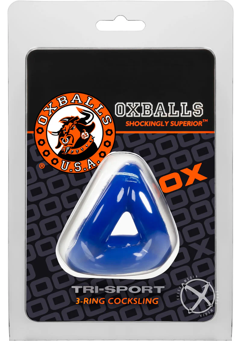 OxBalls Atomic Jock Tri Sport 3 Ring Cocksling - Image 3