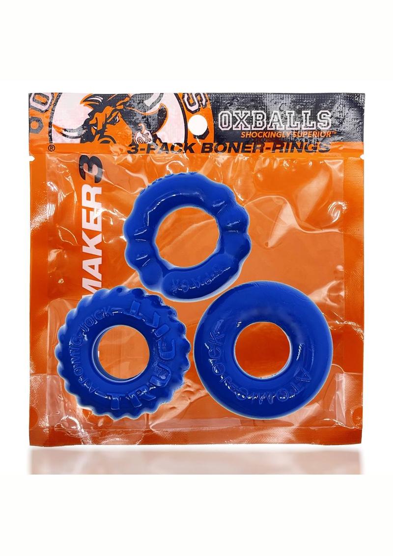 Oxballs BonerMaker 3-Pack Cock Ring Kit For Increased Stamina - Image 9