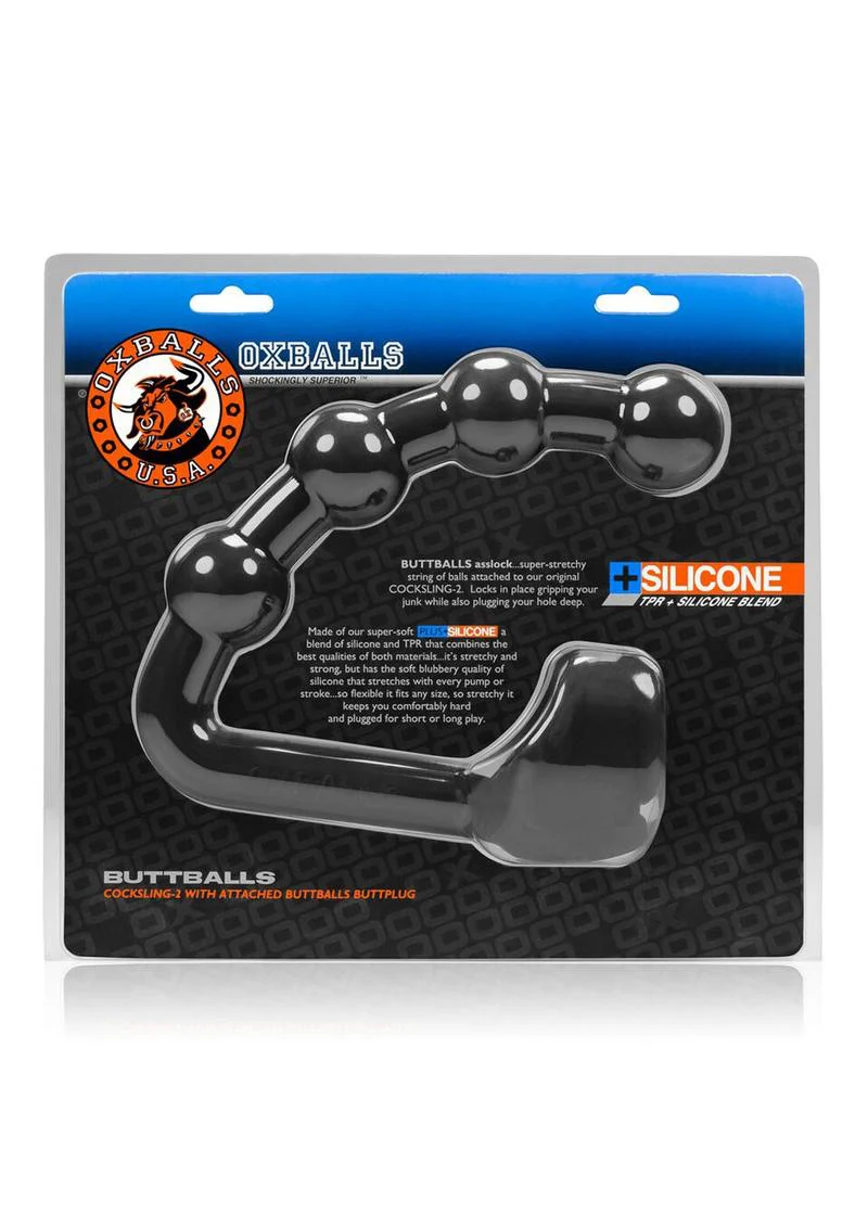 Oxballs Buttballs Silicone Cock Sling Butt Plug - Image 4