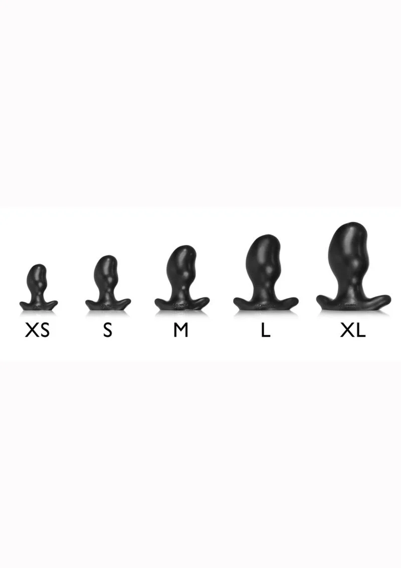 Oxballs Ergo Silicone Butt Plug Set Platinum Swirl - Image 3