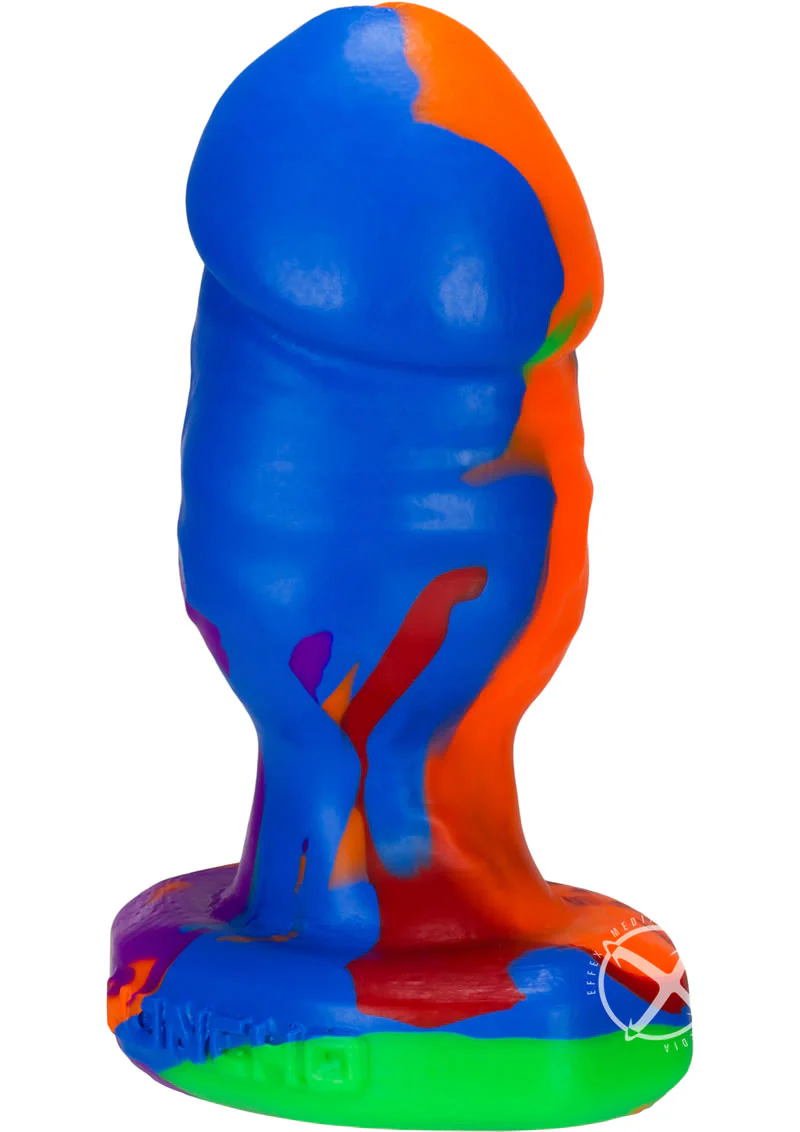 Oxballs Honcho 1 Silicone Anal Plug Rainbow - Image 2