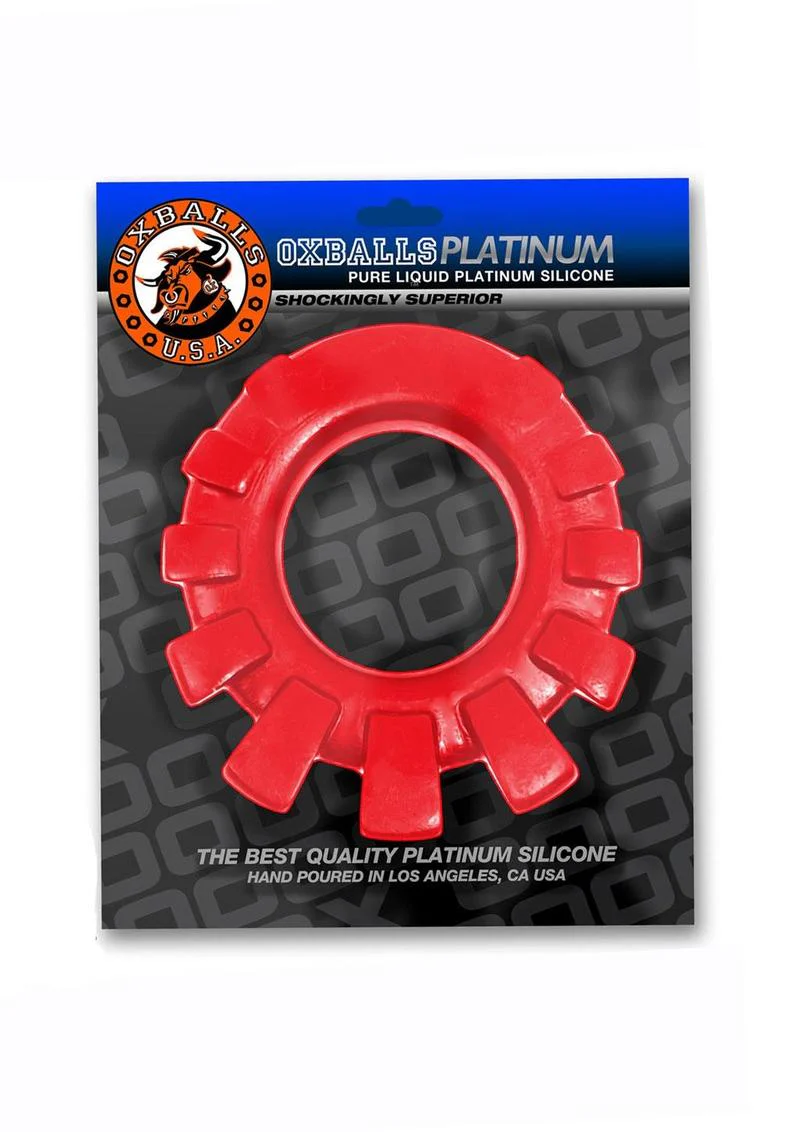 Oxballs Platinum Cock Lug Silicone Lugged Cock Ring - Image 4
