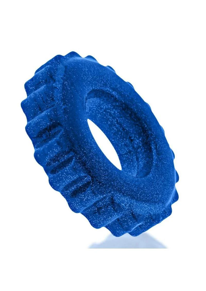 Oxballs Plushy Soft Cockring Blue Fire - Image 2