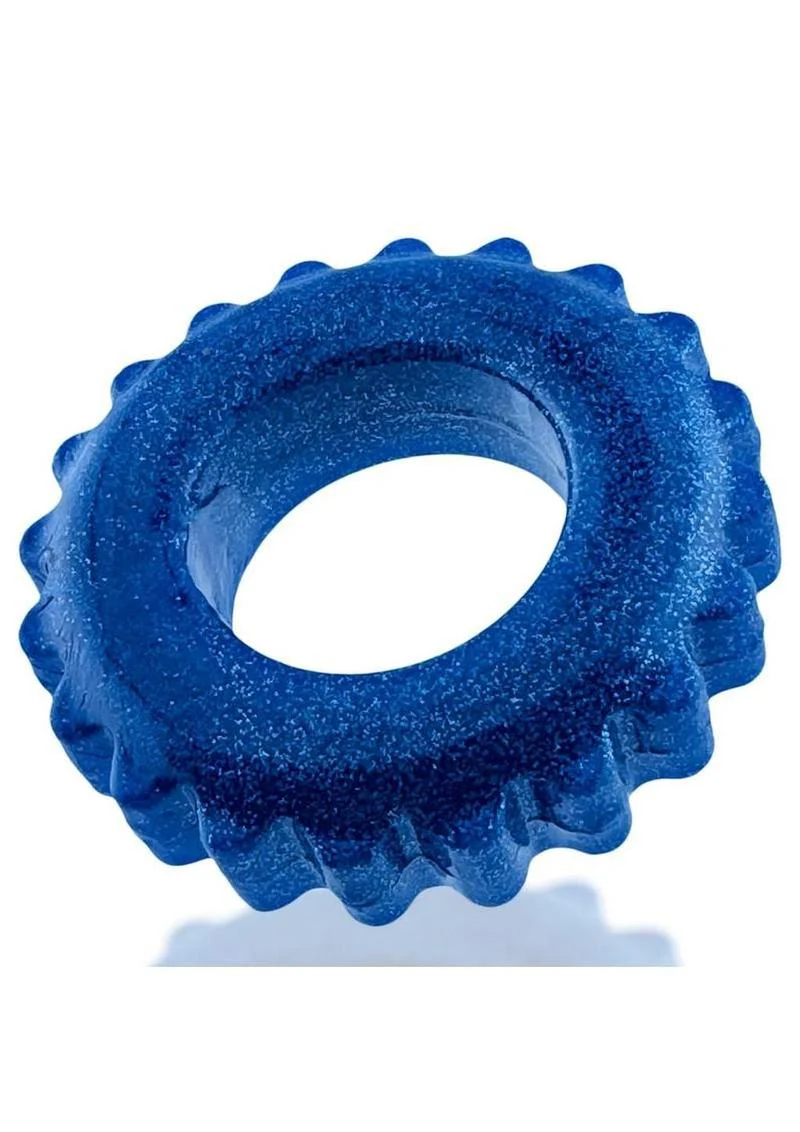 Oxballs Plushy Soft Cockring Blue Fire - Image 3