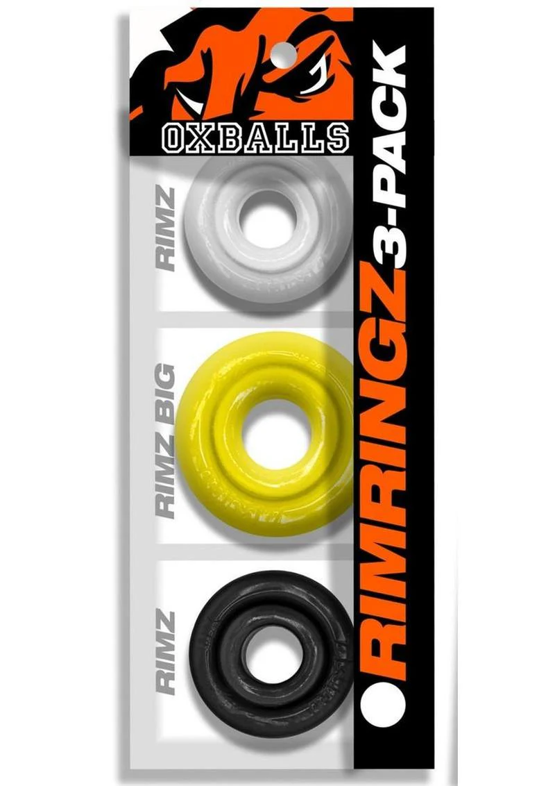 Oxballs RIMRINGZ Multi-Size Cock Rings Pack - Image 4