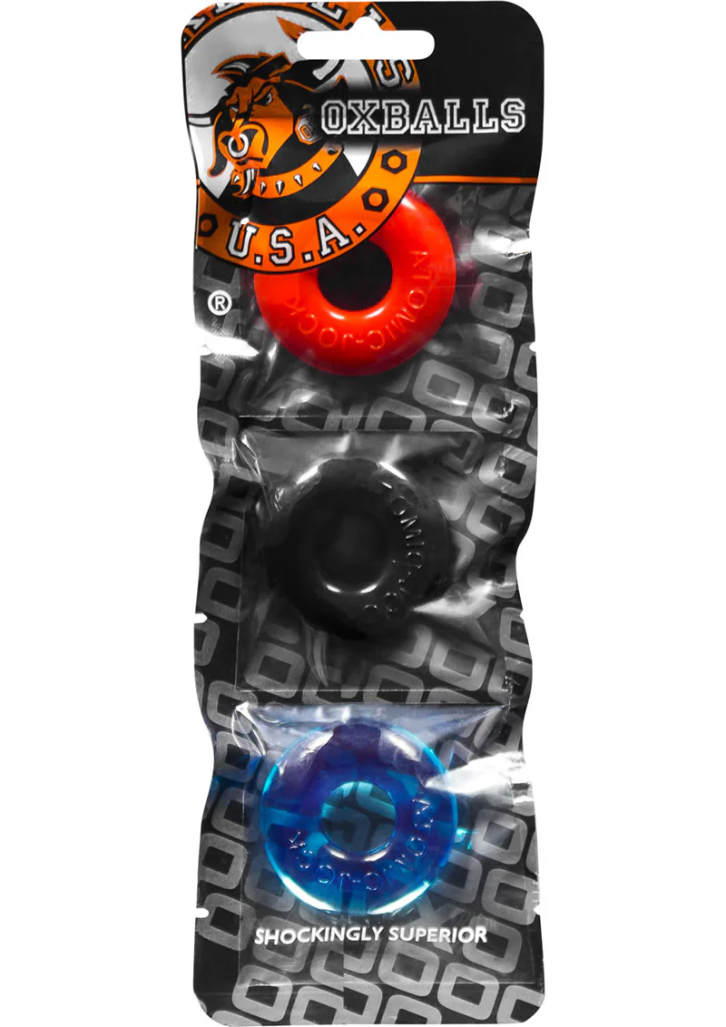 Oxballs Ringer 3-Pack Donut Comfortable Fit Cock Ring - Image 4