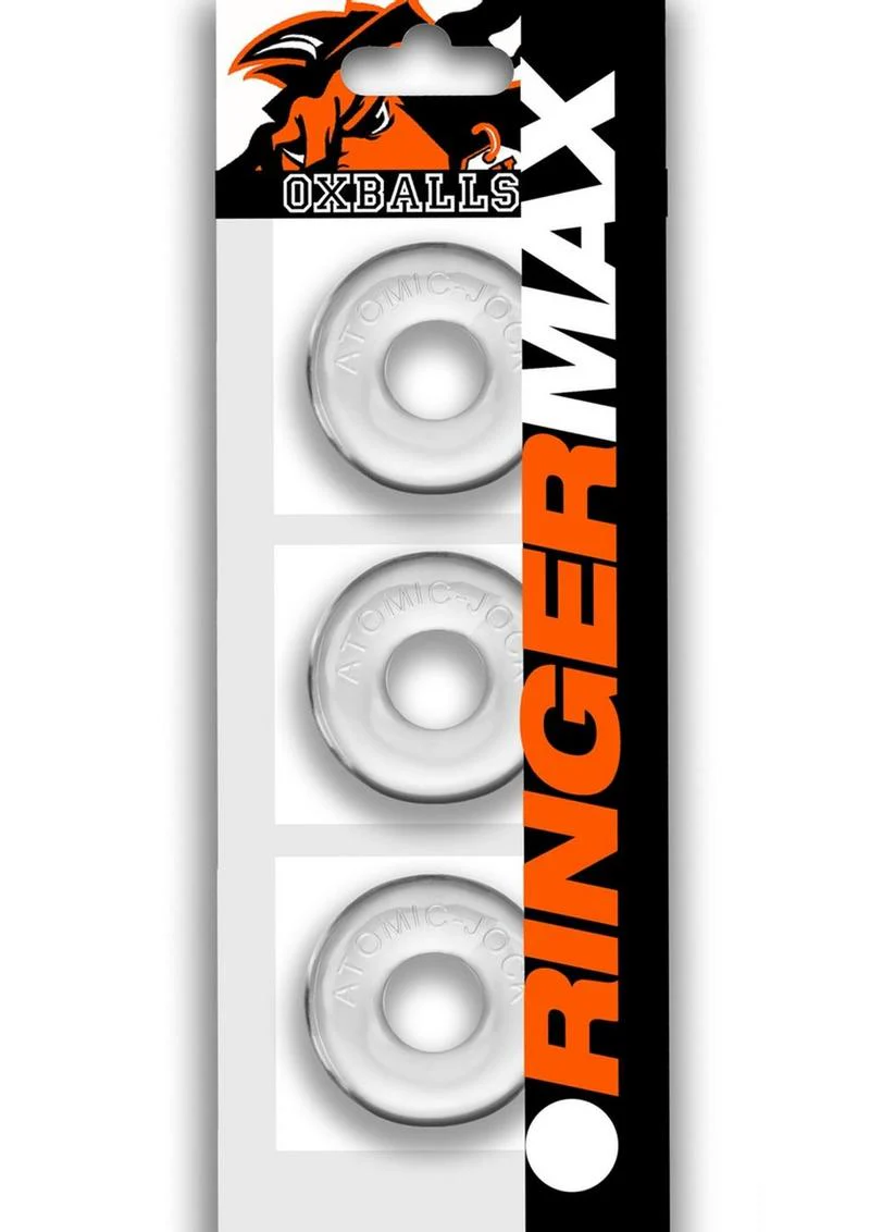 OXBALLS Ringer Max Stretchy Silicone Cock Ring 3-Pack - Image 4