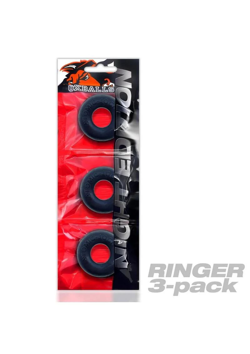 Oxballs Ringer Plus 3-Pack Silicone Cock Ring - Image 3