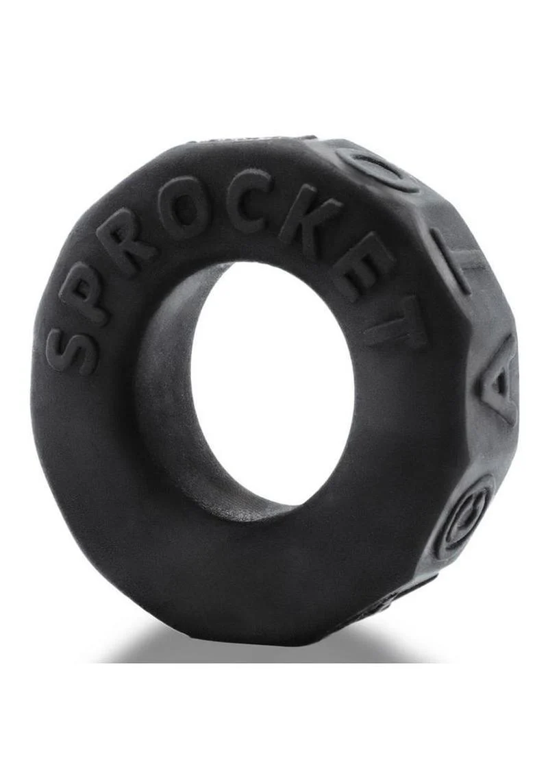 Oxballs SPROCKET Night Edition Cockring Stretchy Velvet Sil-Soft Ring - Image 3