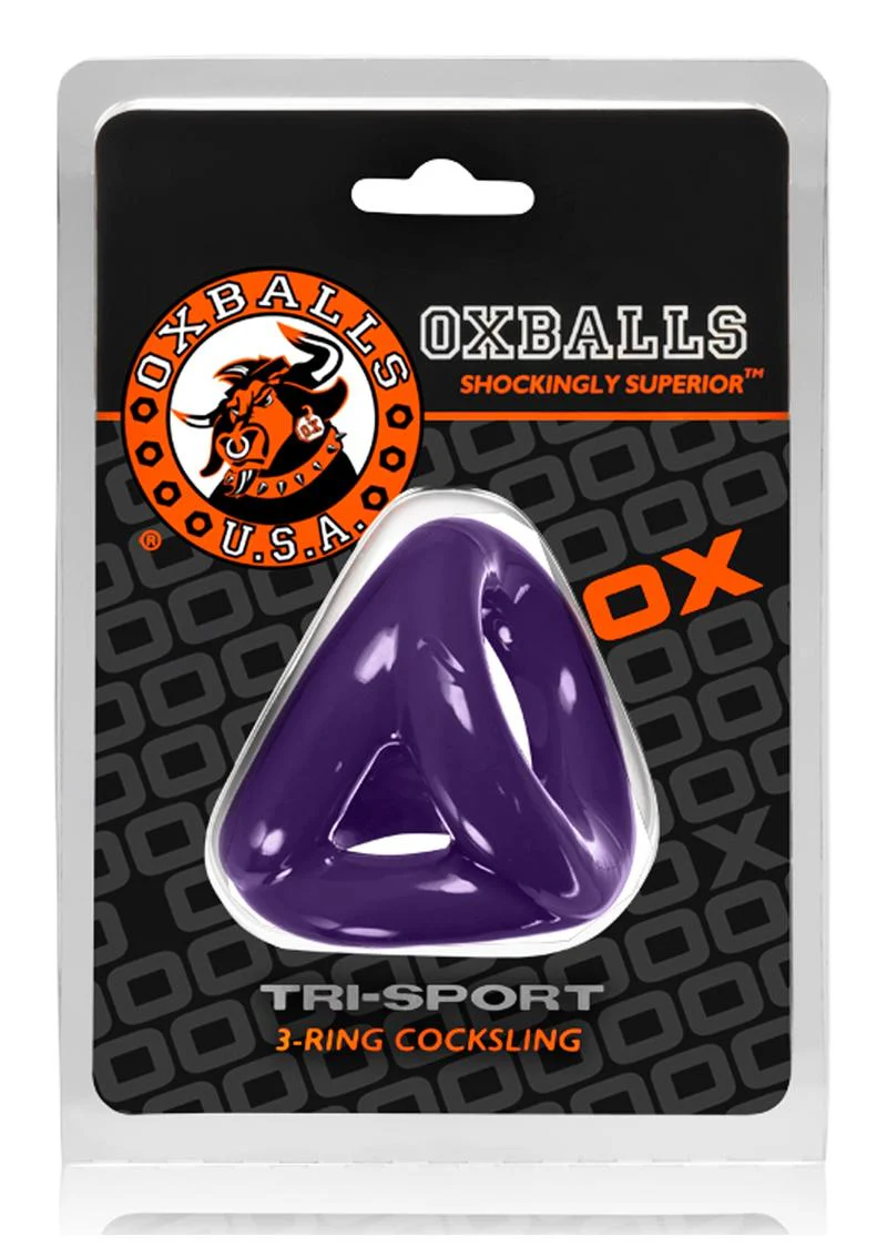 OxBalls Tri Sport 3 Ring Cocksling Silicone - Image 4