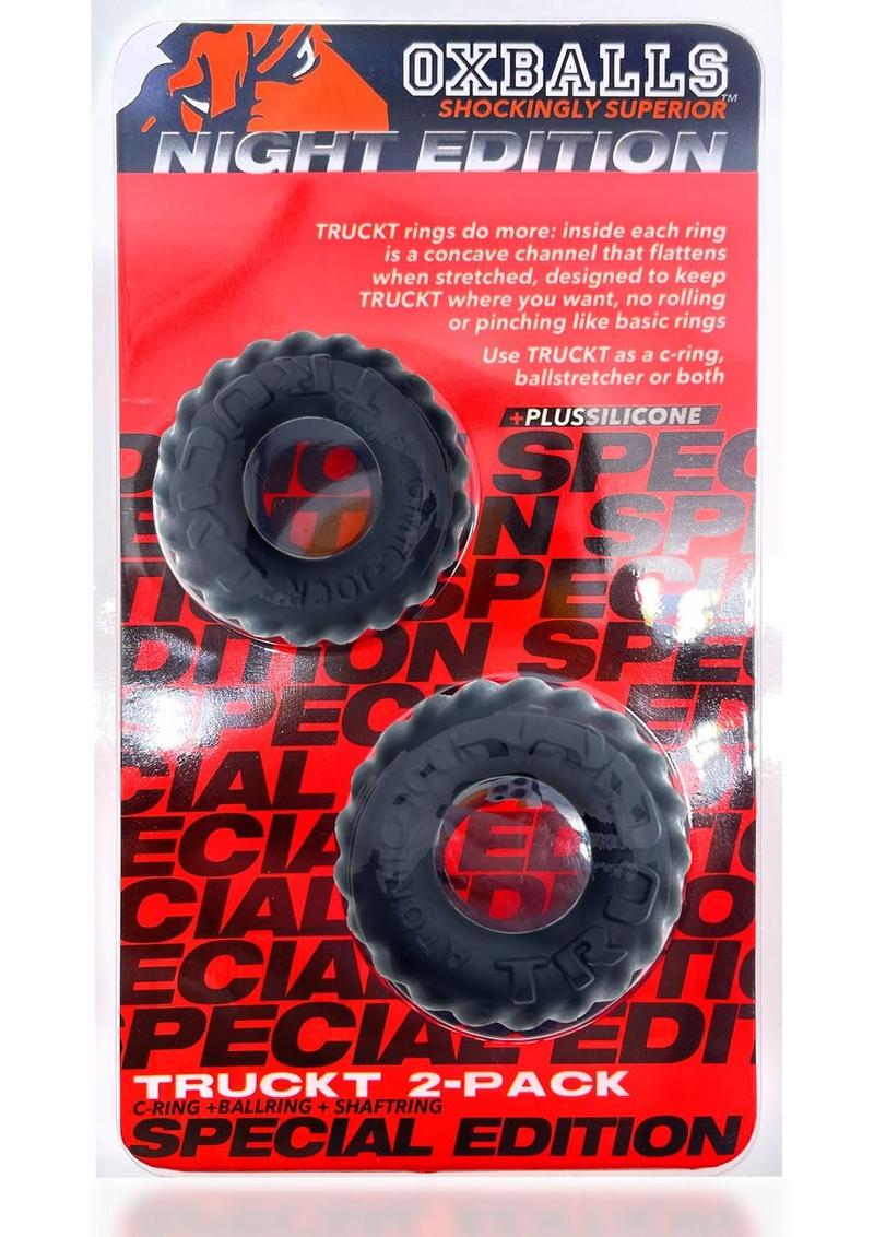 Oxballs TruckT Plus 2-Pack Silicone Cock Ring - Image 4
