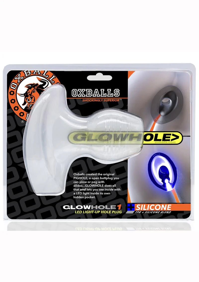 Oxbolls Glowhole 1 Small Cool Ice Silicone Butt Plug - Image 4