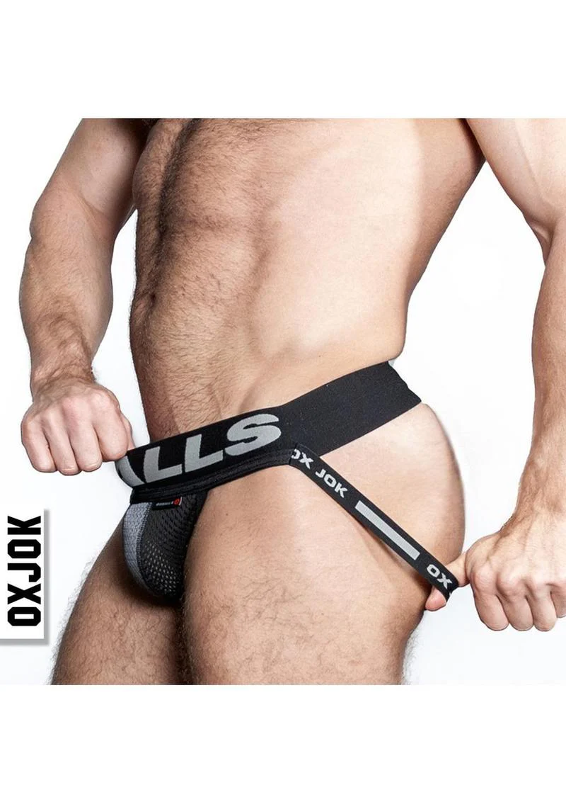 OXJOK Geared For Play Airmesh Swagger Jock With Rubber Stretch Bulge - Image 2