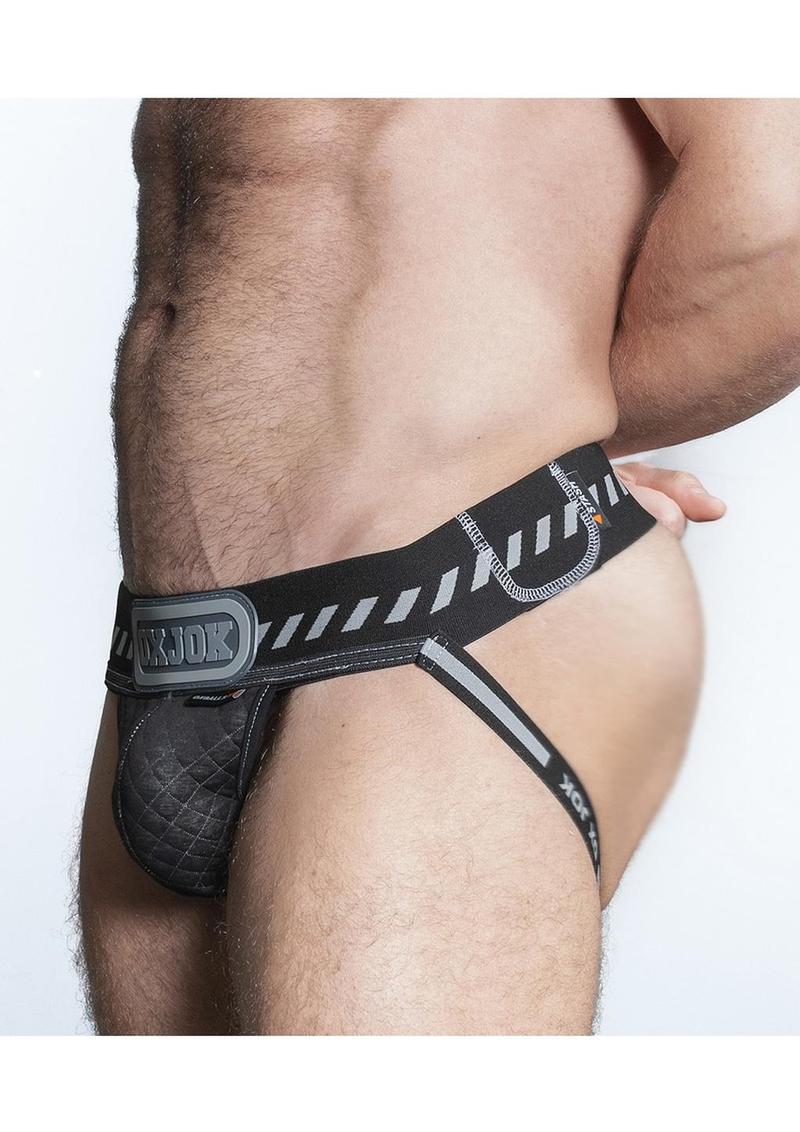 OXJOK Geared for Play Packer Cargo Quilt Slider Jock with Rubber Stretch Bulge - Image 2
