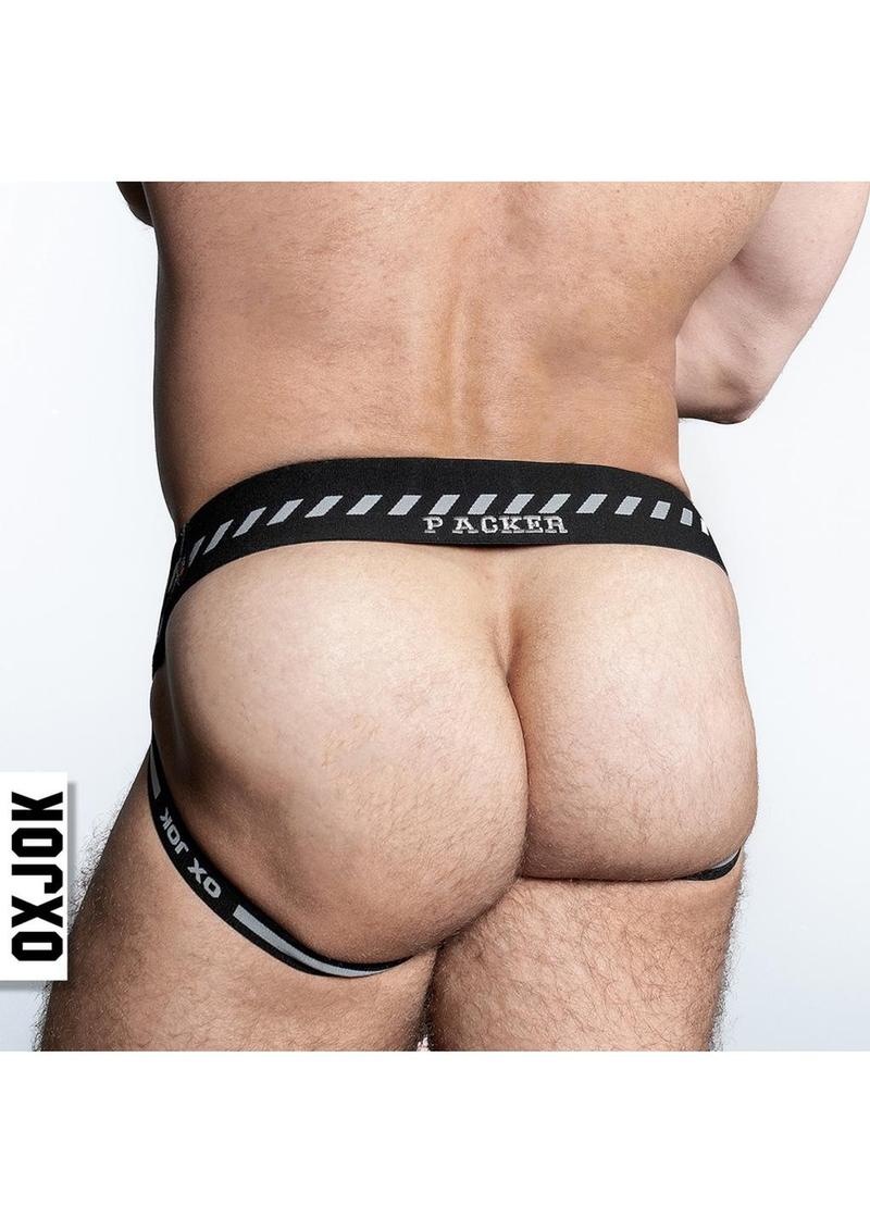 OXJOK Geared for Play Packer Cargo Quilt Slider Jock with Rubber Stretch Bulge - Image 3