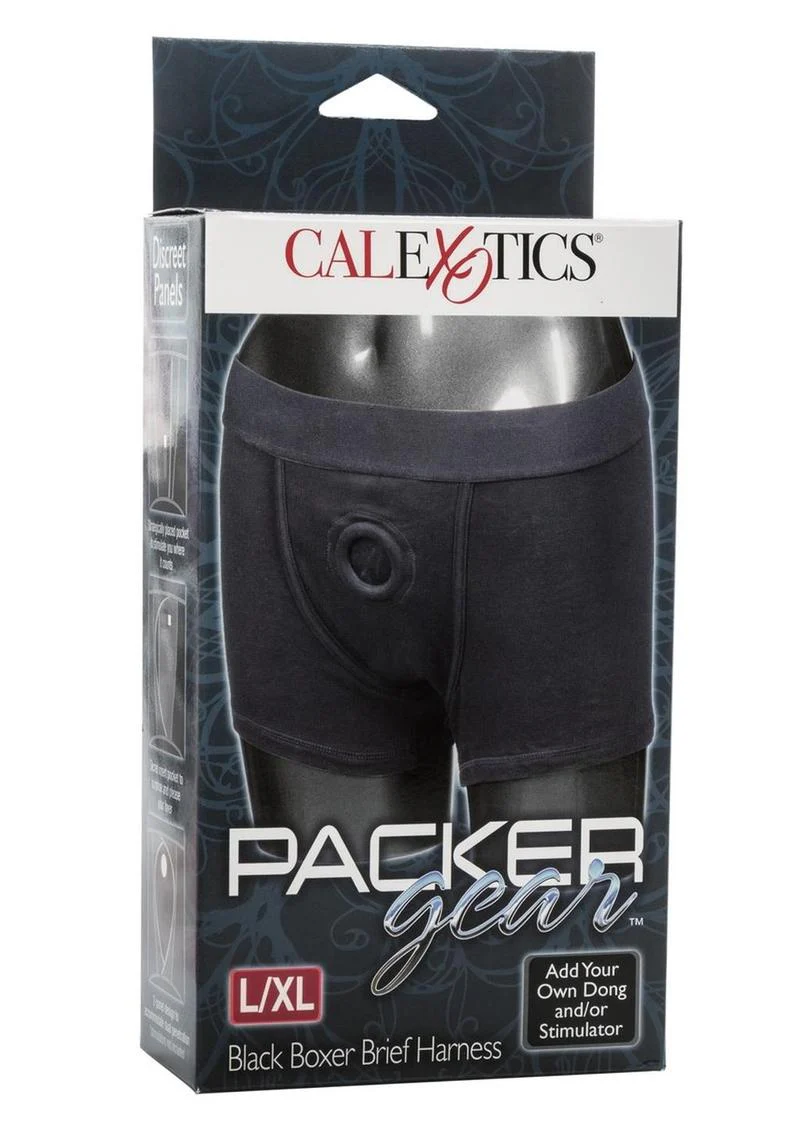 Packer Gear Black Boxer Brief Harness - Image 14