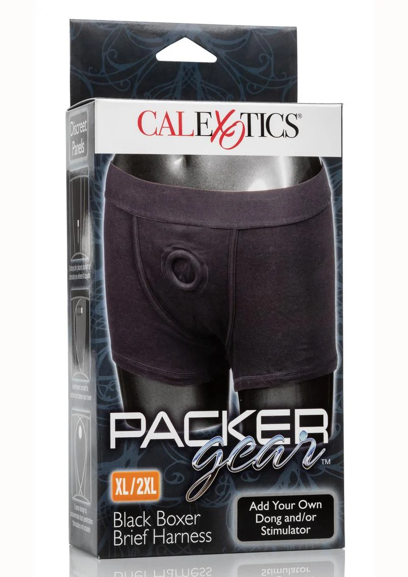 Packer Gear Black Boxer Brief Harness - Image 15