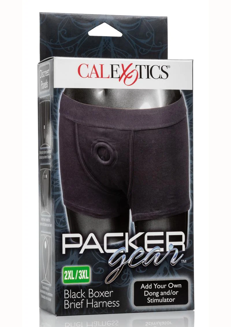 Packer Gear Black Boxer Brief Harness - Image 16