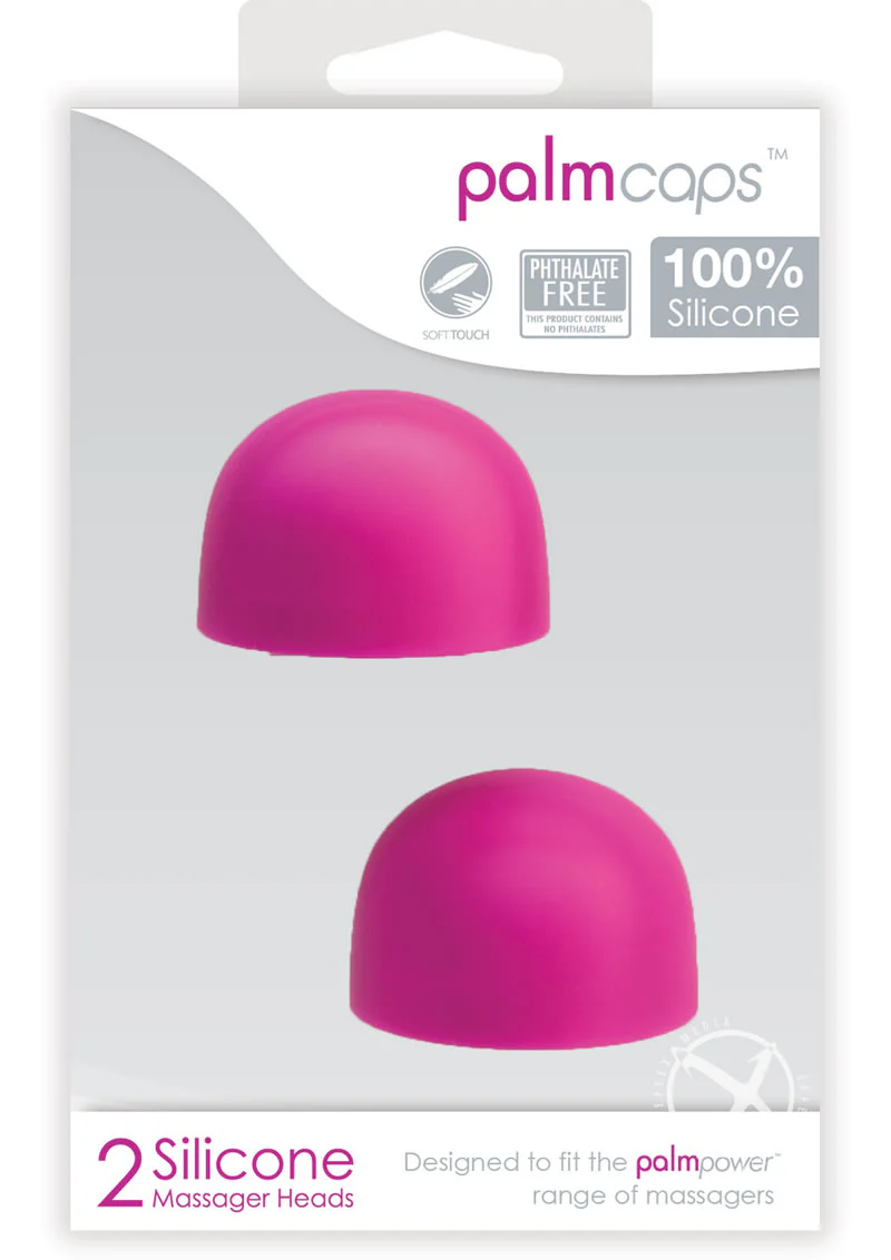 Palm Caps Silicone Massager Head Attachments 2 Pack for Palmpower - Image 3