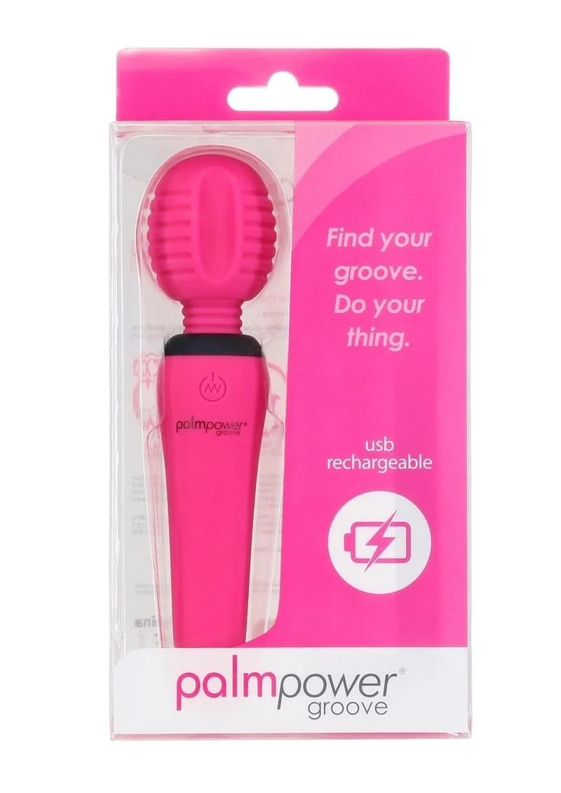 PalmPower Groove Mini Wand in Fuchsia - Image 4