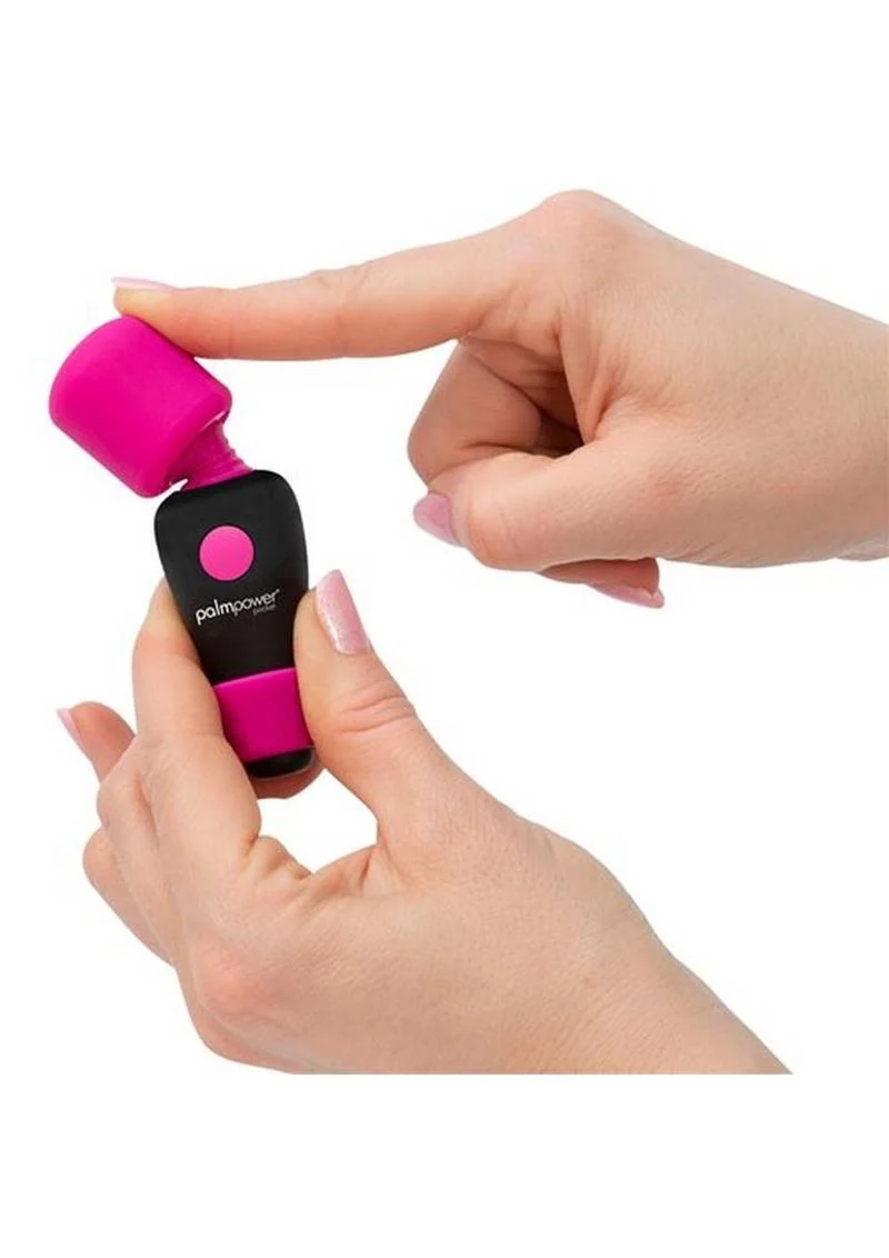 PalmPower Pocket Rechargeable Mini Wand Massager with Case - Image 2