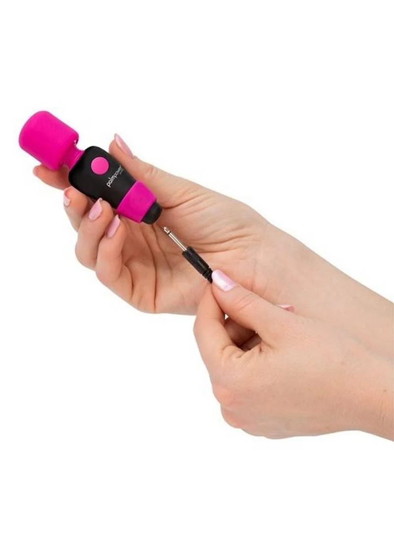 PalmPower Pocket Rechargeable Mini Wand Massager with Case - Image 3