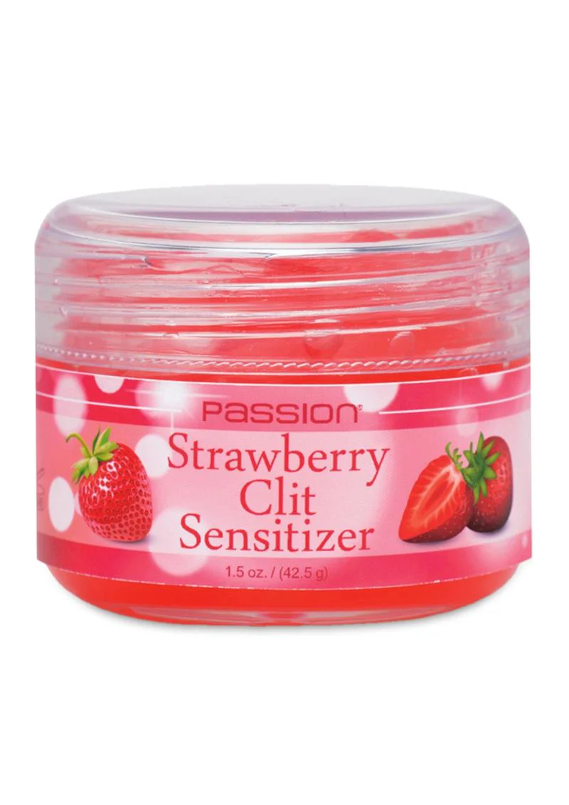 Passion Strawberry Clit Sensitizer Gel 1.5oz Enhancing Pleasure - Image 2